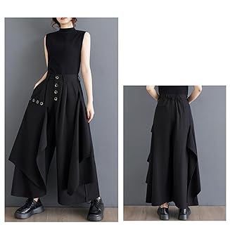 Amazon.co.jp: [SHUMING]地雷系 ロングパンツ レディース